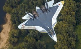 Су-57 российского производства в первый раз показали за границей